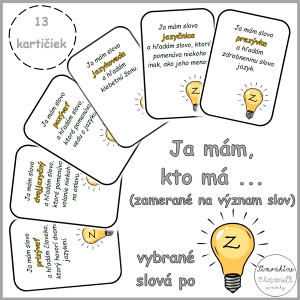 Ja mám, kto má ... vybrané slová po Z (význam slov)