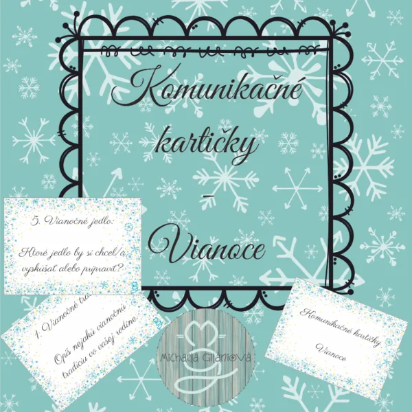 Komunikačné kartičky - Vianoce