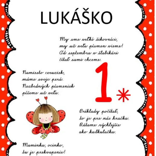 Vysvedčenie pre lienky