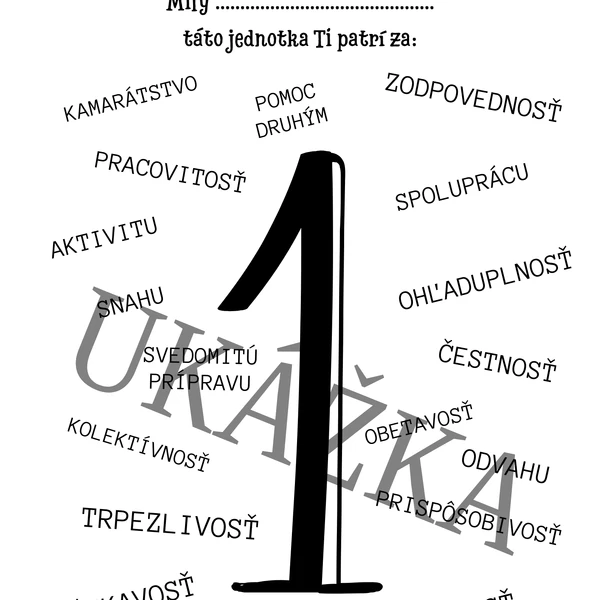 Netradičné vysvedčenie