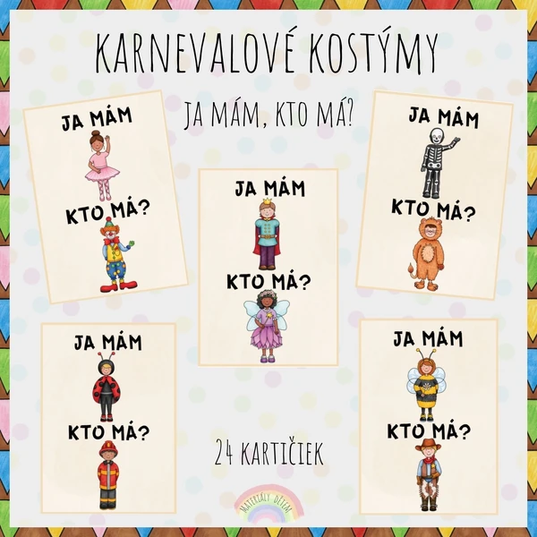 Ja mám, kto má? Karnevalové kostýmy