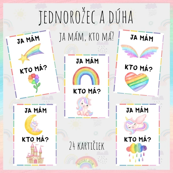 Ja mám, kto má? Jednorožec a dúha