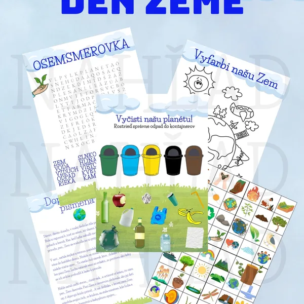 Deň Zeme- pracovné listy