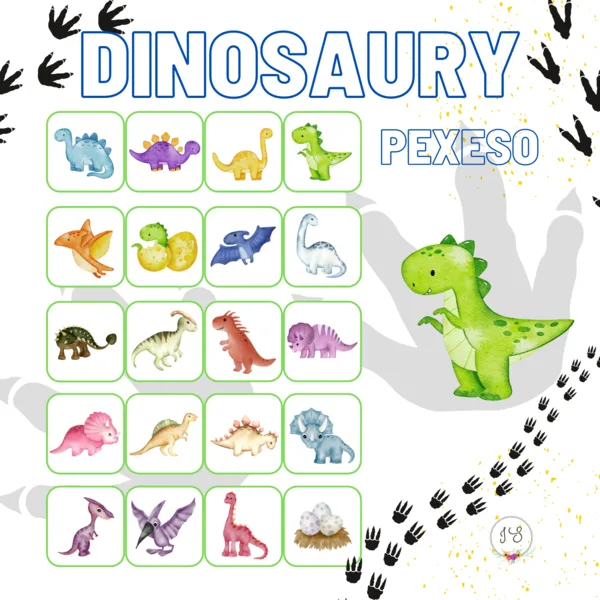Dinosaury - pexeso