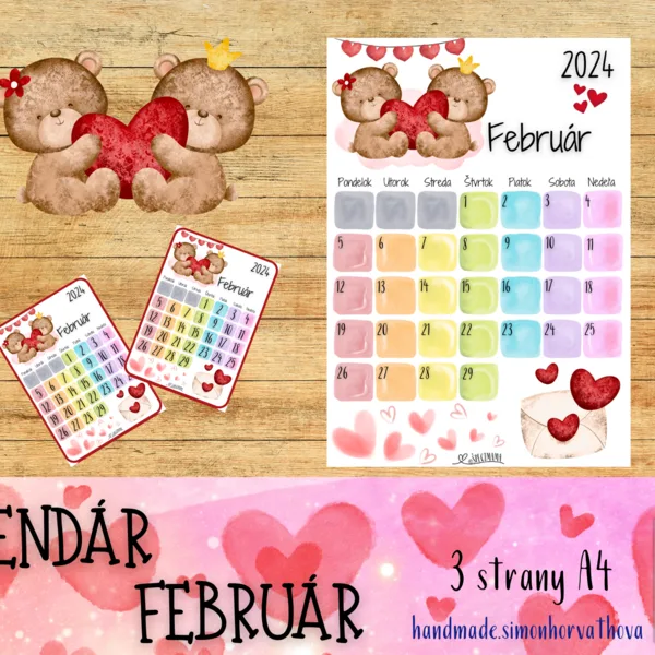 Kalendár Február