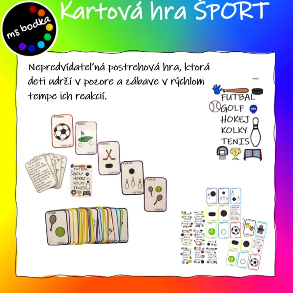 Kartová hra ŠPORT