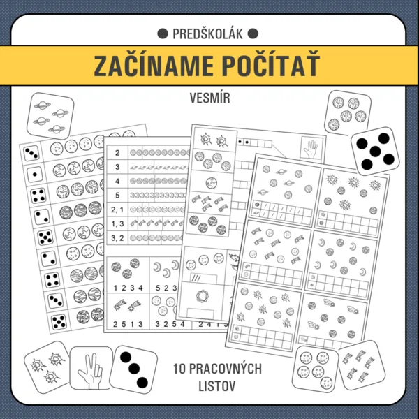 Začíname počítať - vesmír
