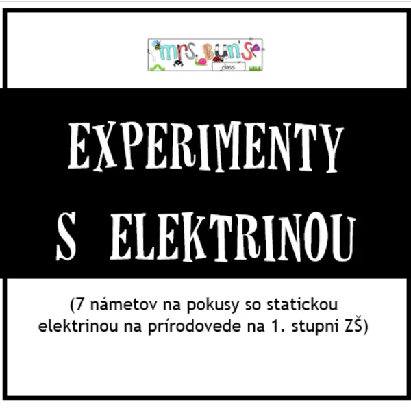 Elektrina - pokusy
