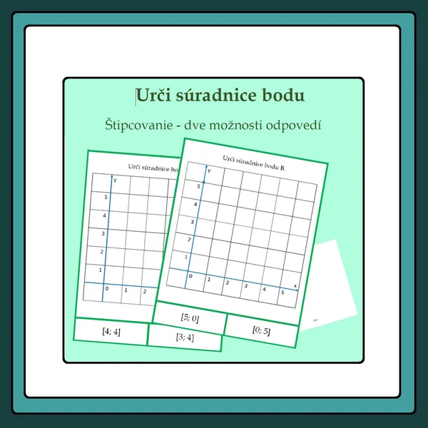 Urči súradnice bodov - štipcovanie 