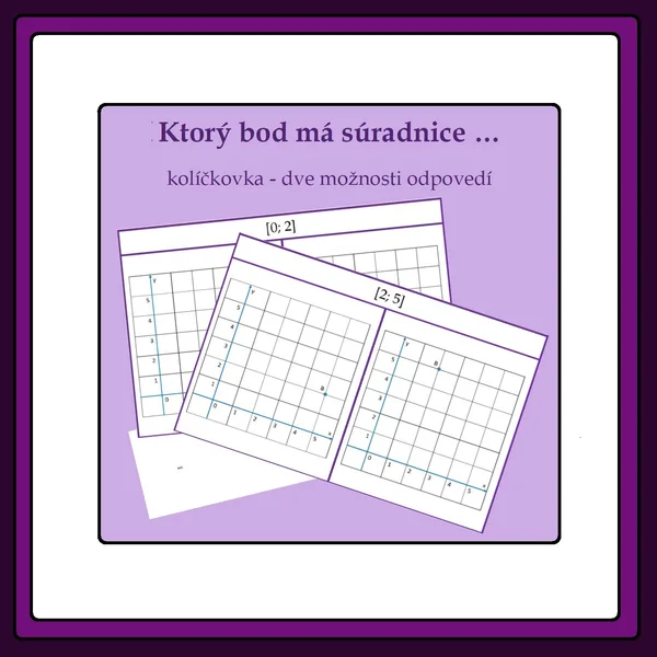 Súradnice bodov - ktorý bod má súradnice?