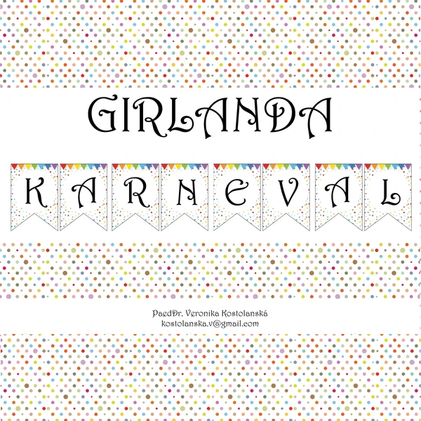 GIRLANDA- KARNEVAL