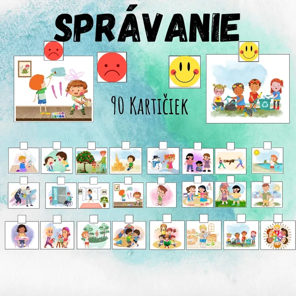 Kartičky správania