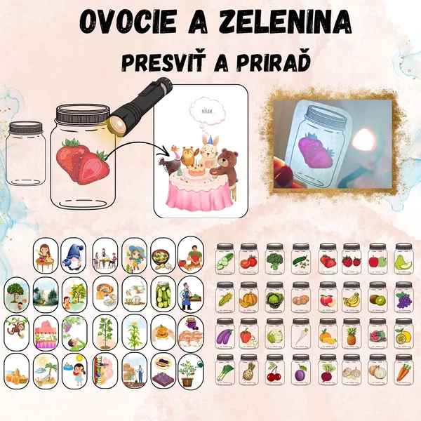 ovocie a zelenina - PRESVIŤ A PRIRAĎ