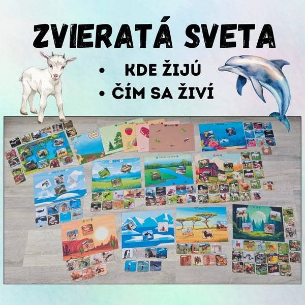 Zvieratá sveta - Kde žijú, čím sa živí?