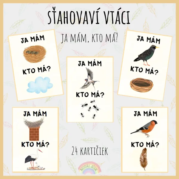 Ja mám, kto má? Sťahovaví vtáci