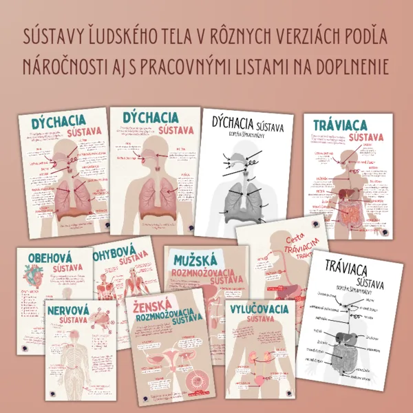 ĽUDSKÉ TELO - sústavy