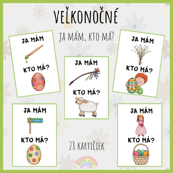 Veľkonočné Ja mám, kto má?