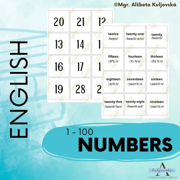 NUMBERS 0-100