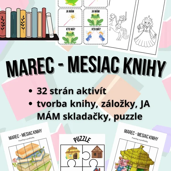 Marec - mesiac knihy