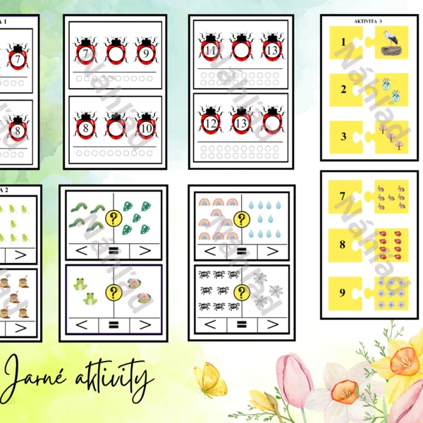 Jarné aktivity (hravá matematika)