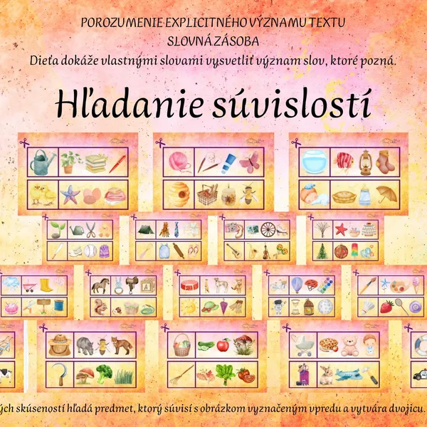 Hľadanie súvislostí (Komunikačné karty)