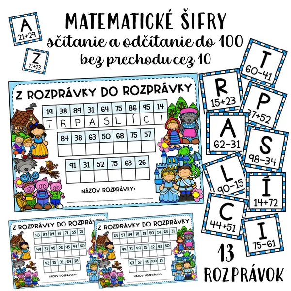 MATEMATICKÉ ŠIFRY - ROZPRÁVKY