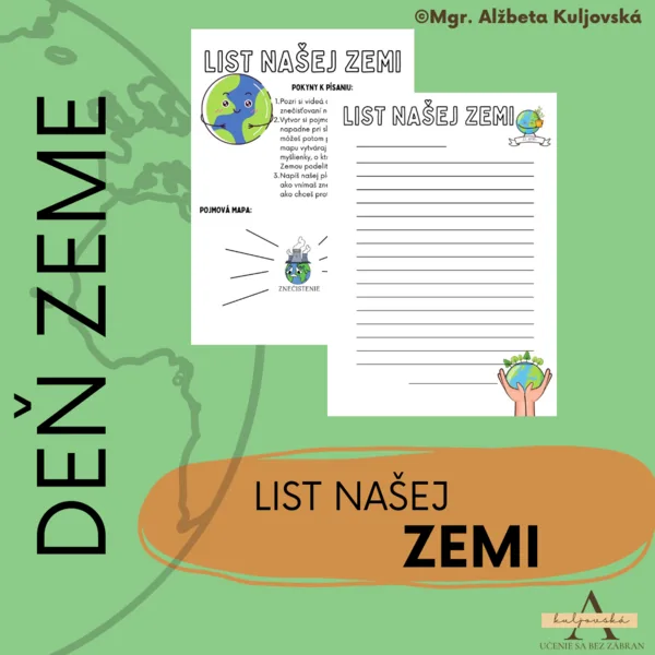 Deň Zeme - LIST NAŠEJ ZEMI