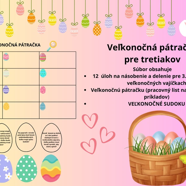VEĽKONOČNÁ PÁTRAČKA