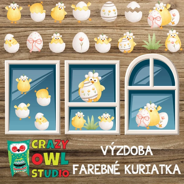 Výzdoba FAREBNÉ KURIATKA