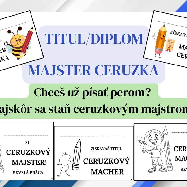 DIPLOM Majster ceruzka