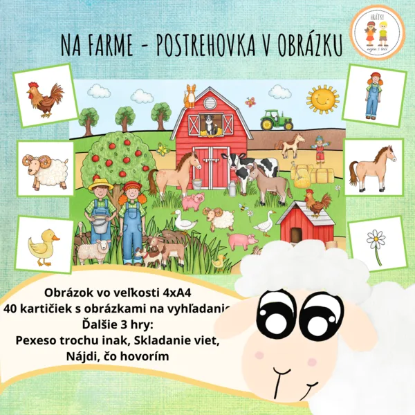 Na farme - Postrehovka v obrázku