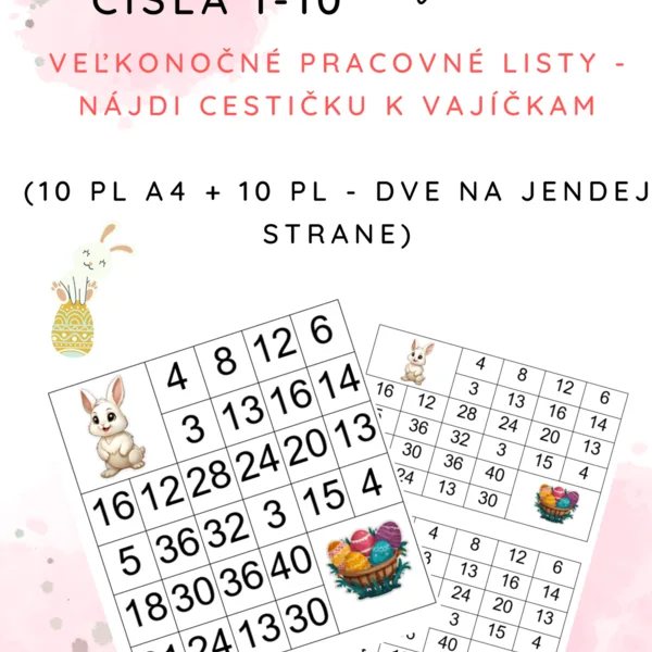 Násobky čísel 1-10 