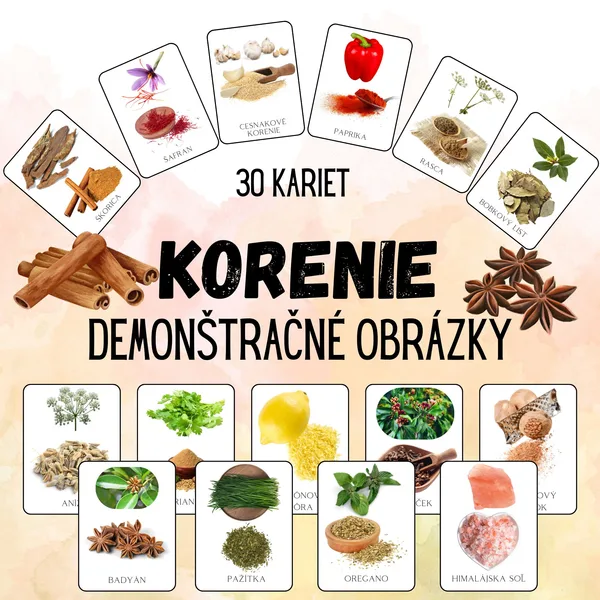 KORENIE - demonštračné obrázky
