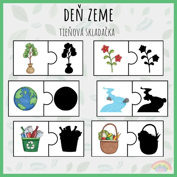 Deň Zeme, tieňová skladačka
