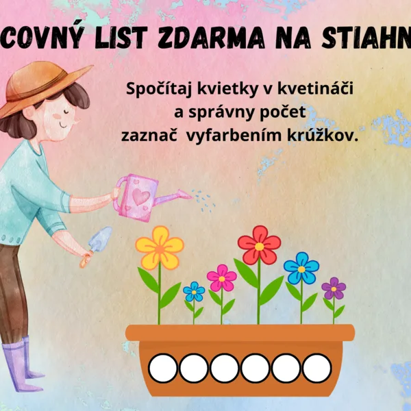 Spočítaj kvietky