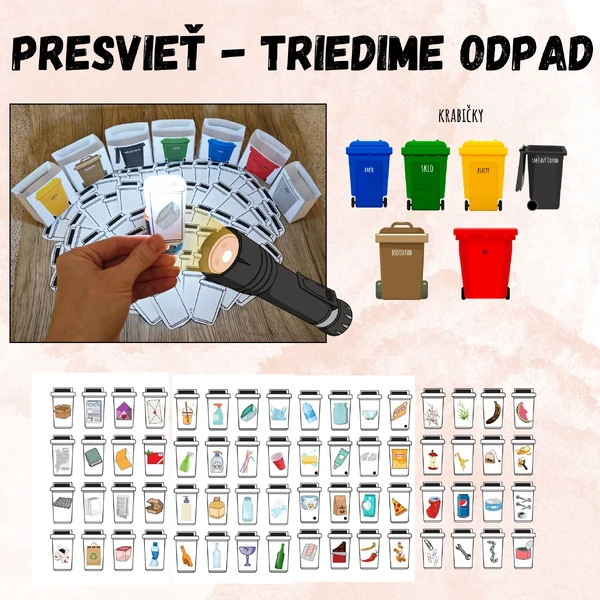 Presvieť - triedime odpad, separovanie