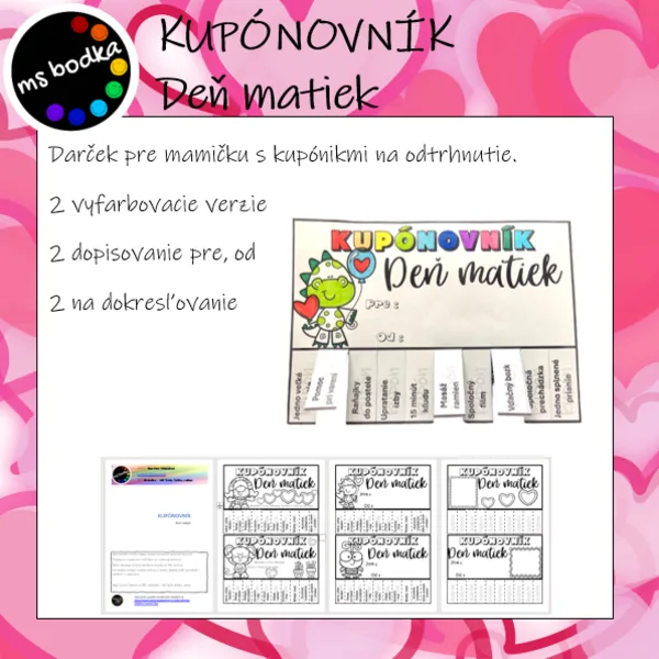 Deň matiek KUPÓNOVNÍK