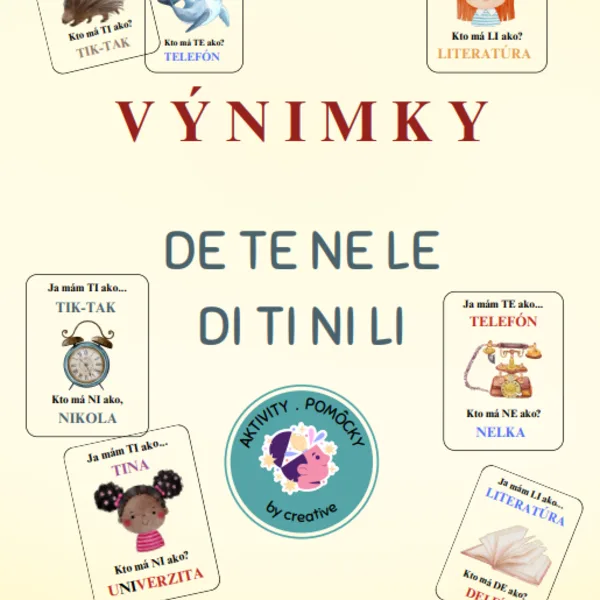 VÝNIMKY- De-Te Ne Le-Ja mám, kto má?
