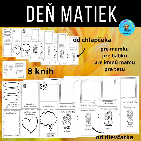 Deň matiek - skladacia kniha