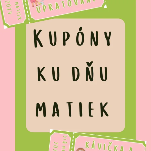Kupóny ku dňu matiek 2024