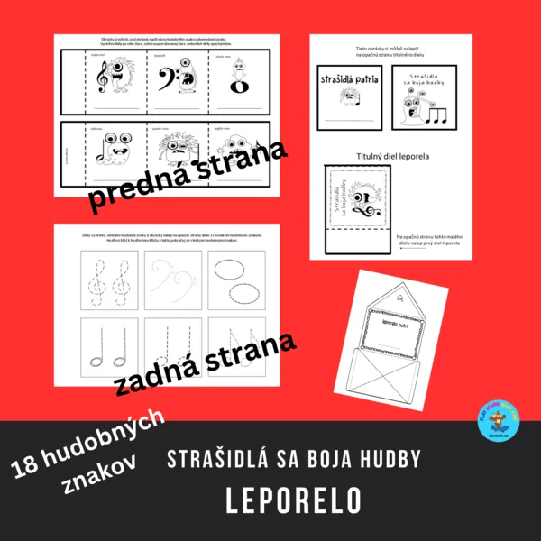 Staršidlá sa boja hudby - leporelo