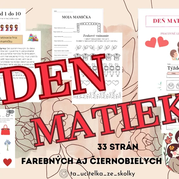 Mamička - PDF ku dňu matiek