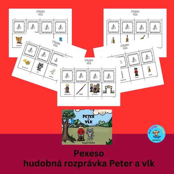 Peter a vlk - pexeso
