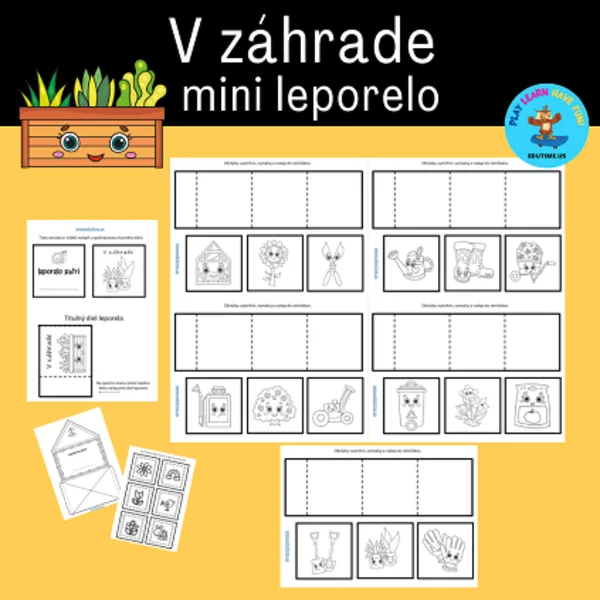 V záhrade - mini leporelo