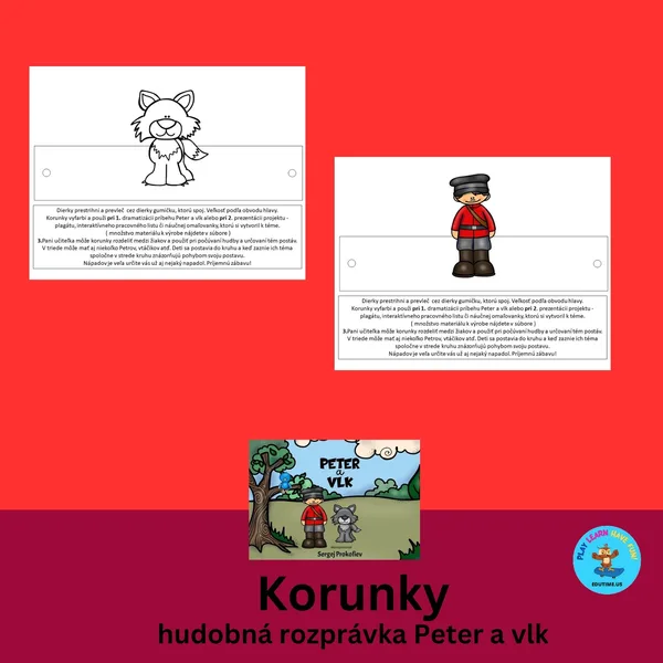 Peter a vlk - korunky