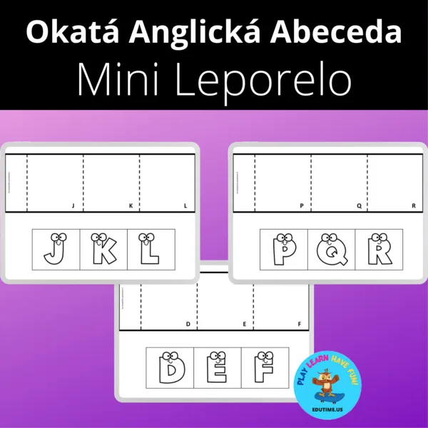 Okatá abeceda - -mini leporelo