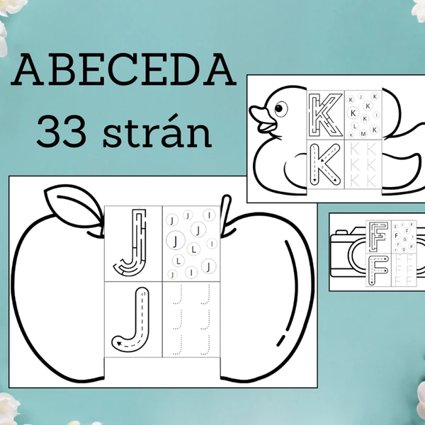 Malá ABECEDA - skladacie písmenká