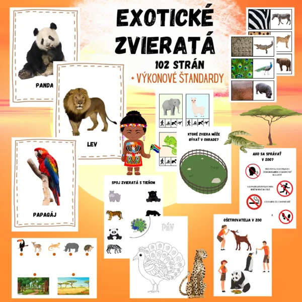 Exotické Zvieratá- Megasúbor+VŠ