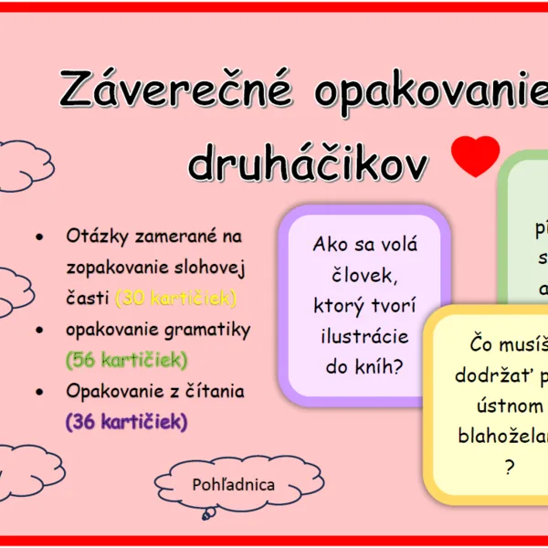 Záverečné opakovanie druháčikov