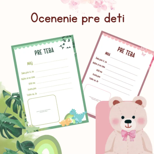Ocenenie pre deti